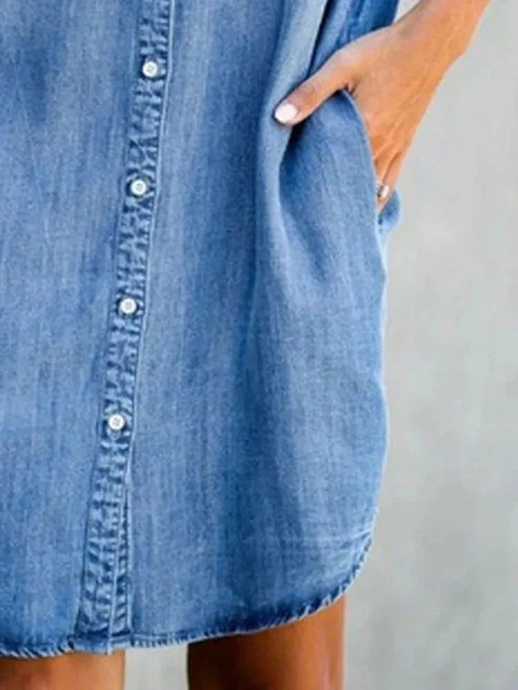 Theresa™ | Jeans-Sommerkleid
