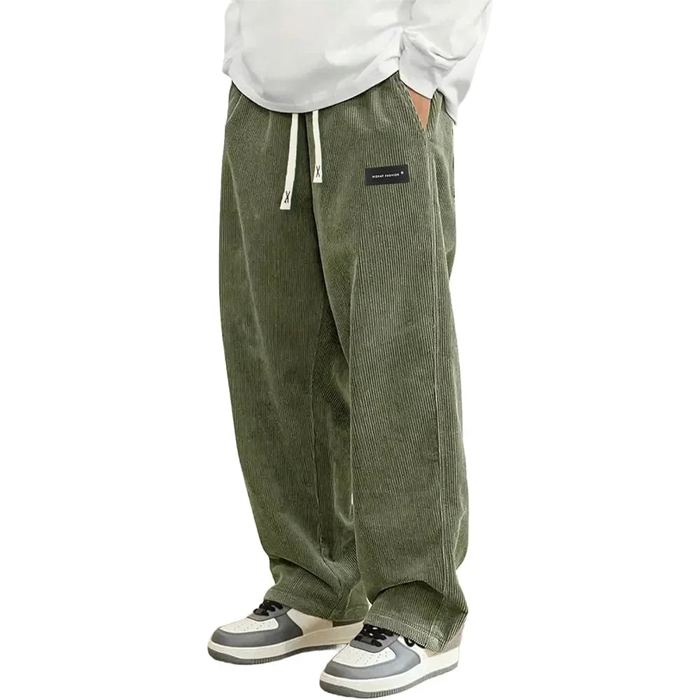 Xander™ | Pantalon Velours Côtelé Unisexe Coupe Ample