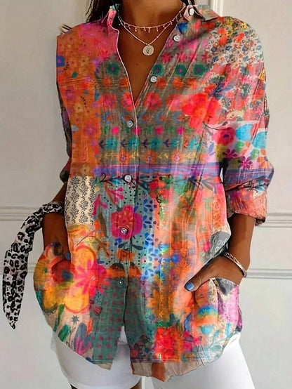 Kathryn™ | Fließende Bluse mit Print