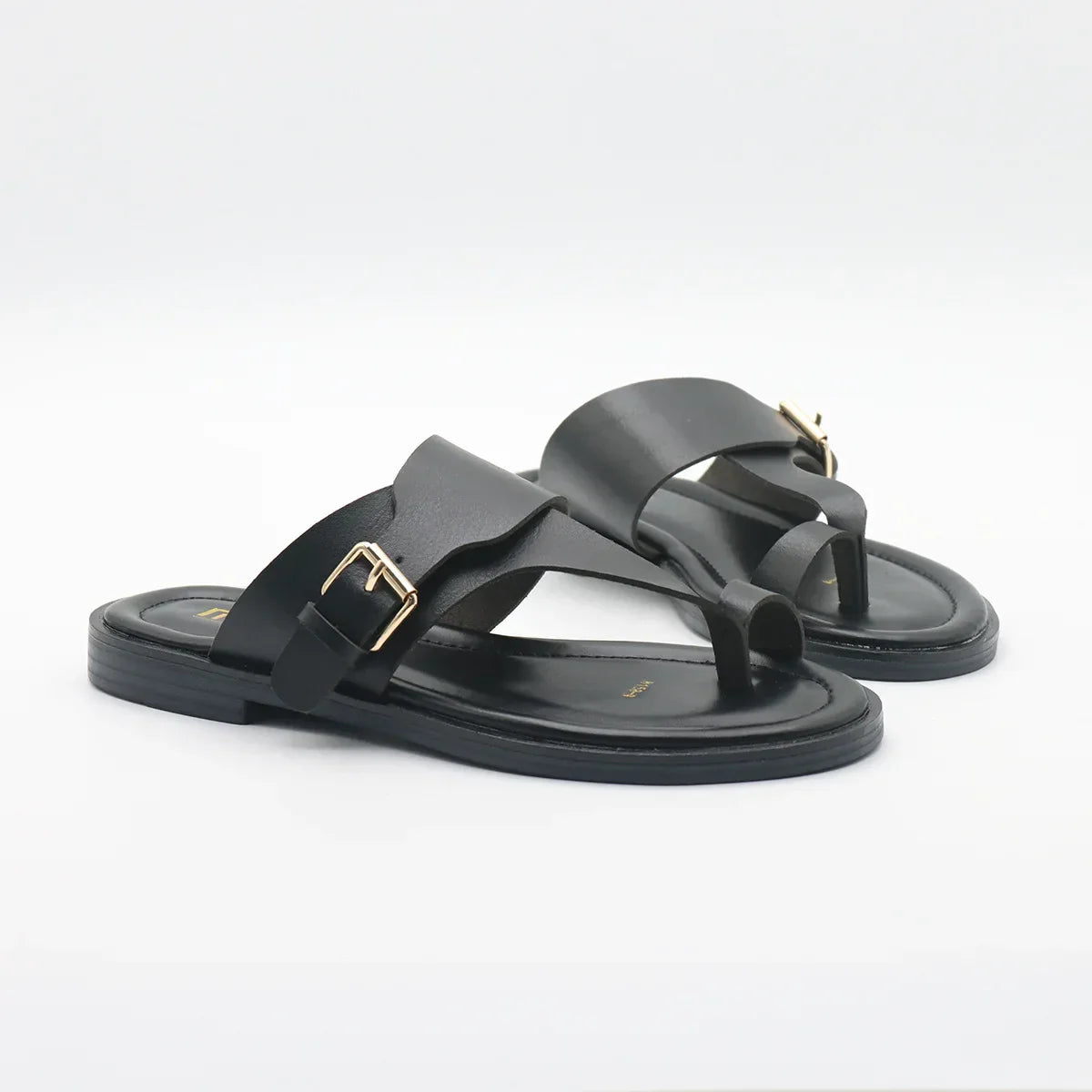 SALWA™ | SANDALES EN CUIR À BOUCLE