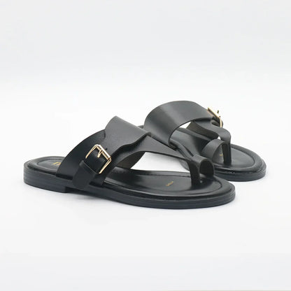 SALWA™ | SANDALES EN CUIR À BOUCLE