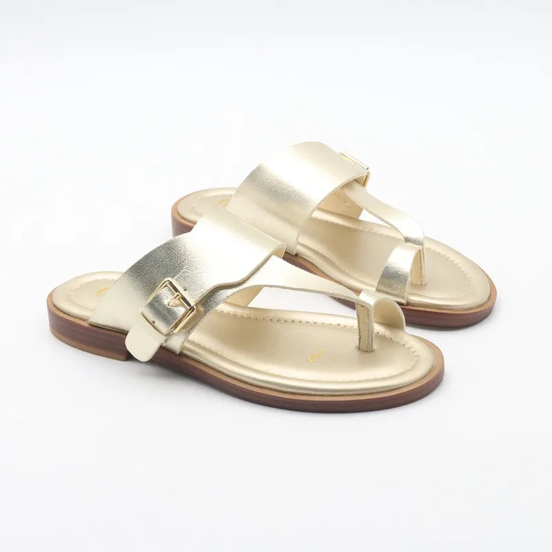 SALWA™ | SANDALES EN CUIR À BOUCLE