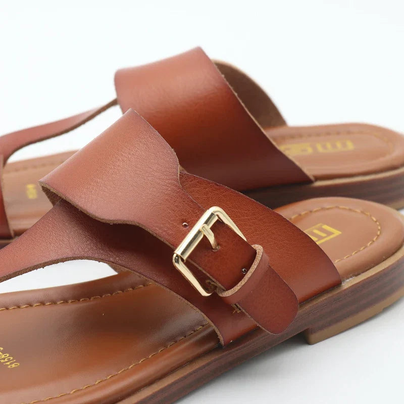 SALWA™ | SANDALES EN CUIR À BOUCLE