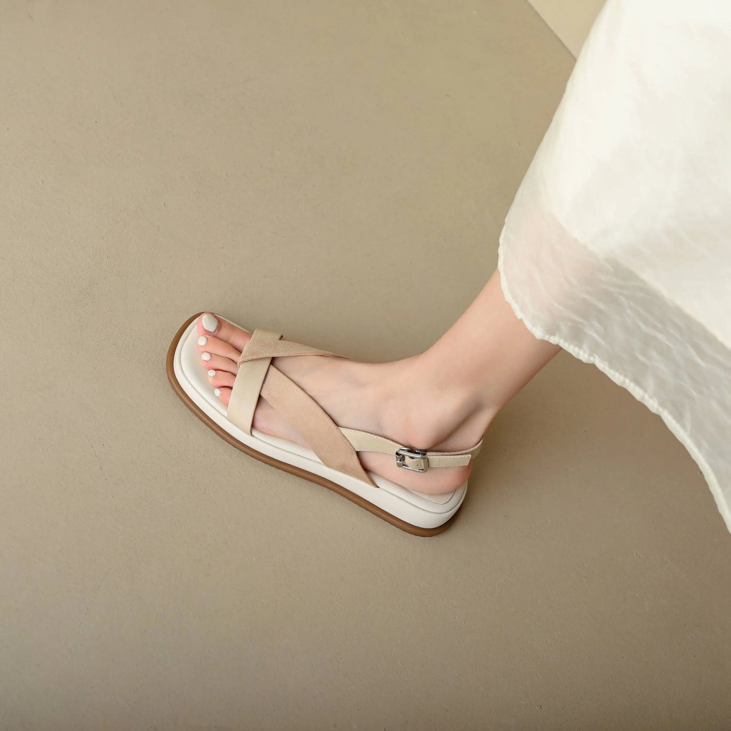 MANAL™ | SANDALES PLATEFORME À BRIDES CROISÉES