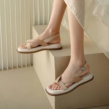 MANAL™ | SANDALES PLATEFORME À BRIDES CROISÉES
