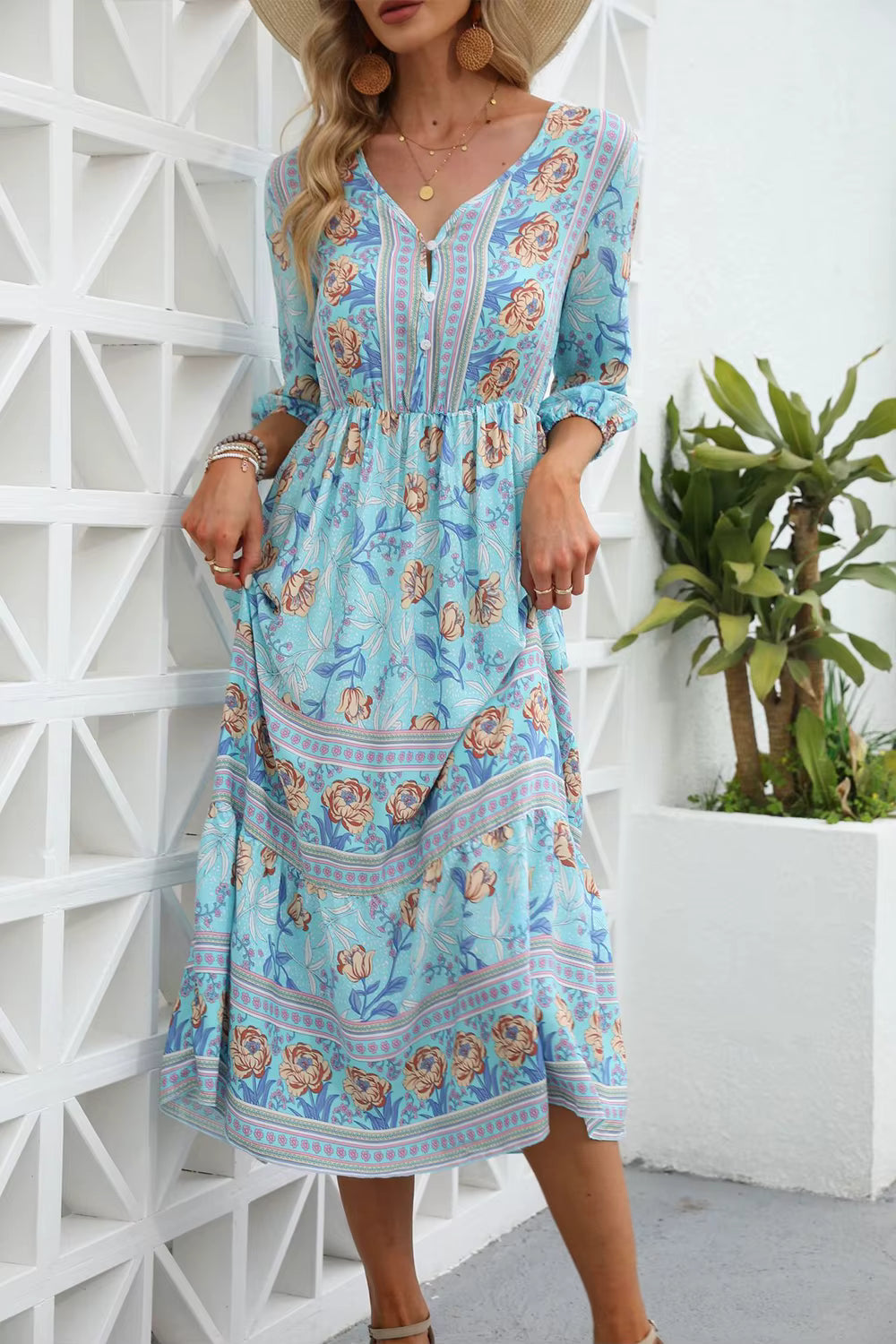Aphra | Blütenmuse-Kleid