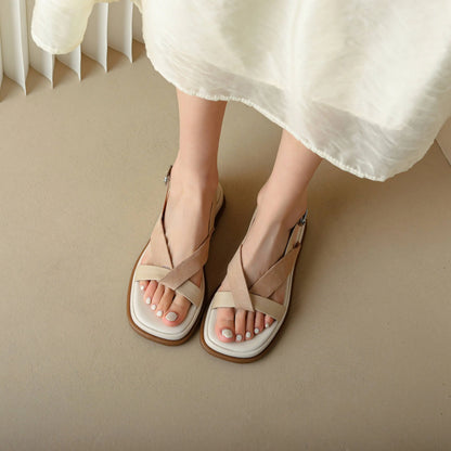 MANAL™ | SANDALES PLATEFORME À BRIDES CROISÉES