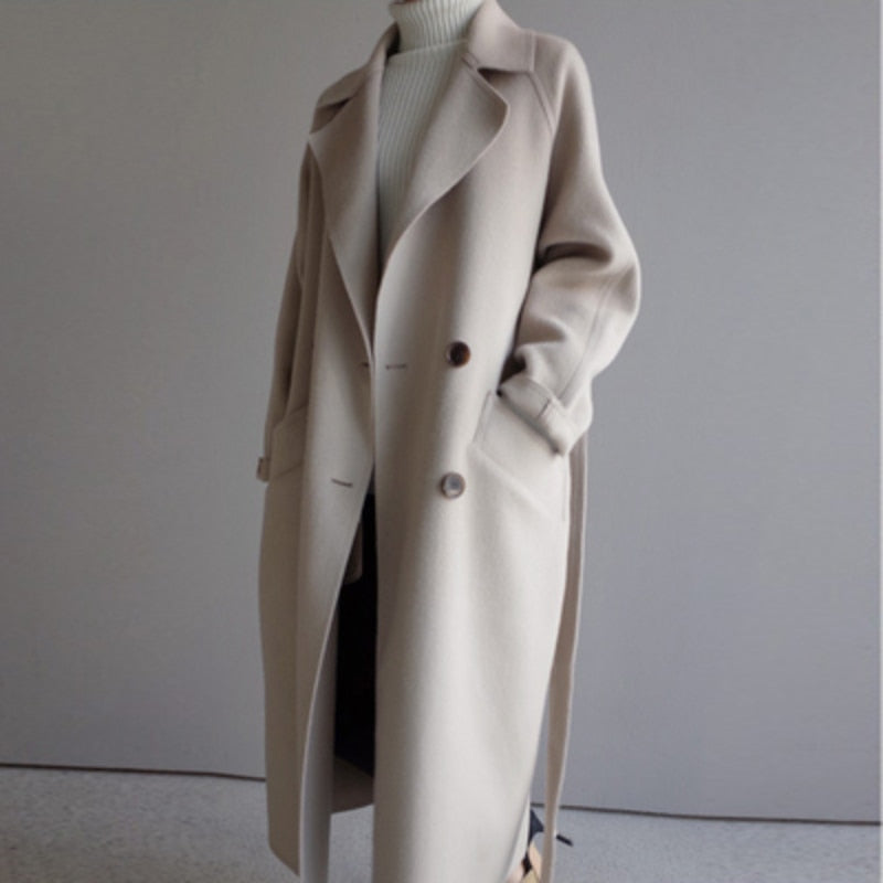 Lucie | Manteau Long Chic et Sophistiqué