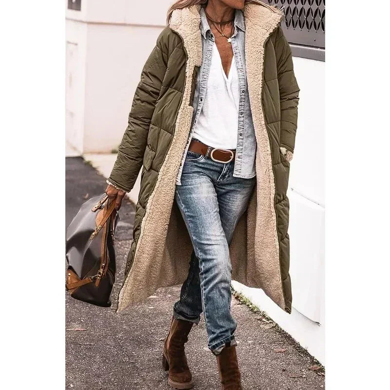 Jade | Manteau d'hiver élégant couleur