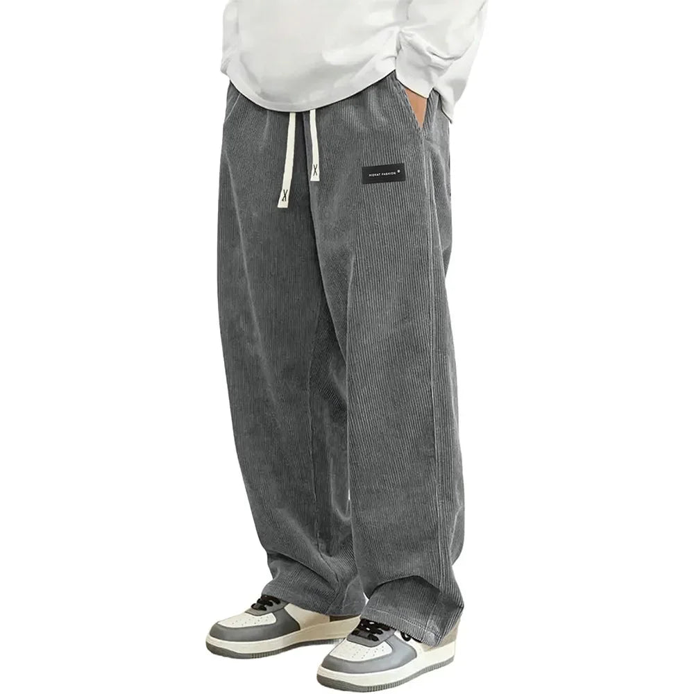 Xander™ | Pantalon Velours Côtelé Unisexe Coupe Ample