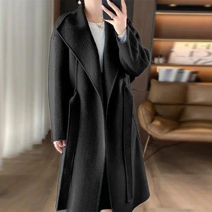 Juliette™ | Manteau en cachemire à ceinture