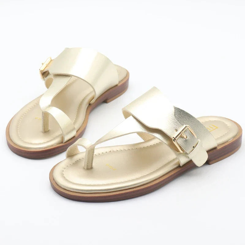 SALWA™ | SANDALES EN CUIR À BOUCLE