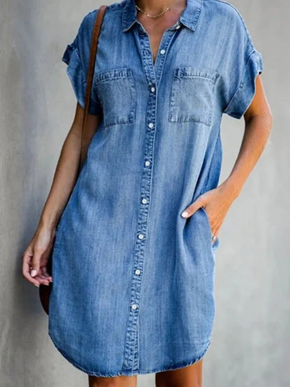 Theresa™ | Jeans-Sommerkleid