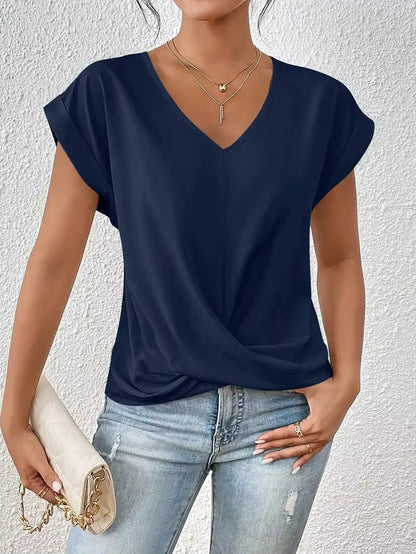 Gemma™ | Haut fluide drapé