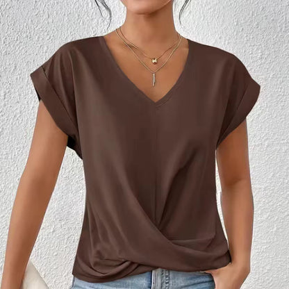 Gemma™ | Haut fluide drapé