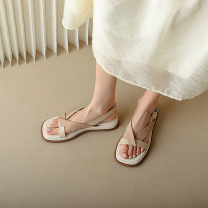 MANAL™ | SANDALES PLATEFORME À BRIDES CROISÉES