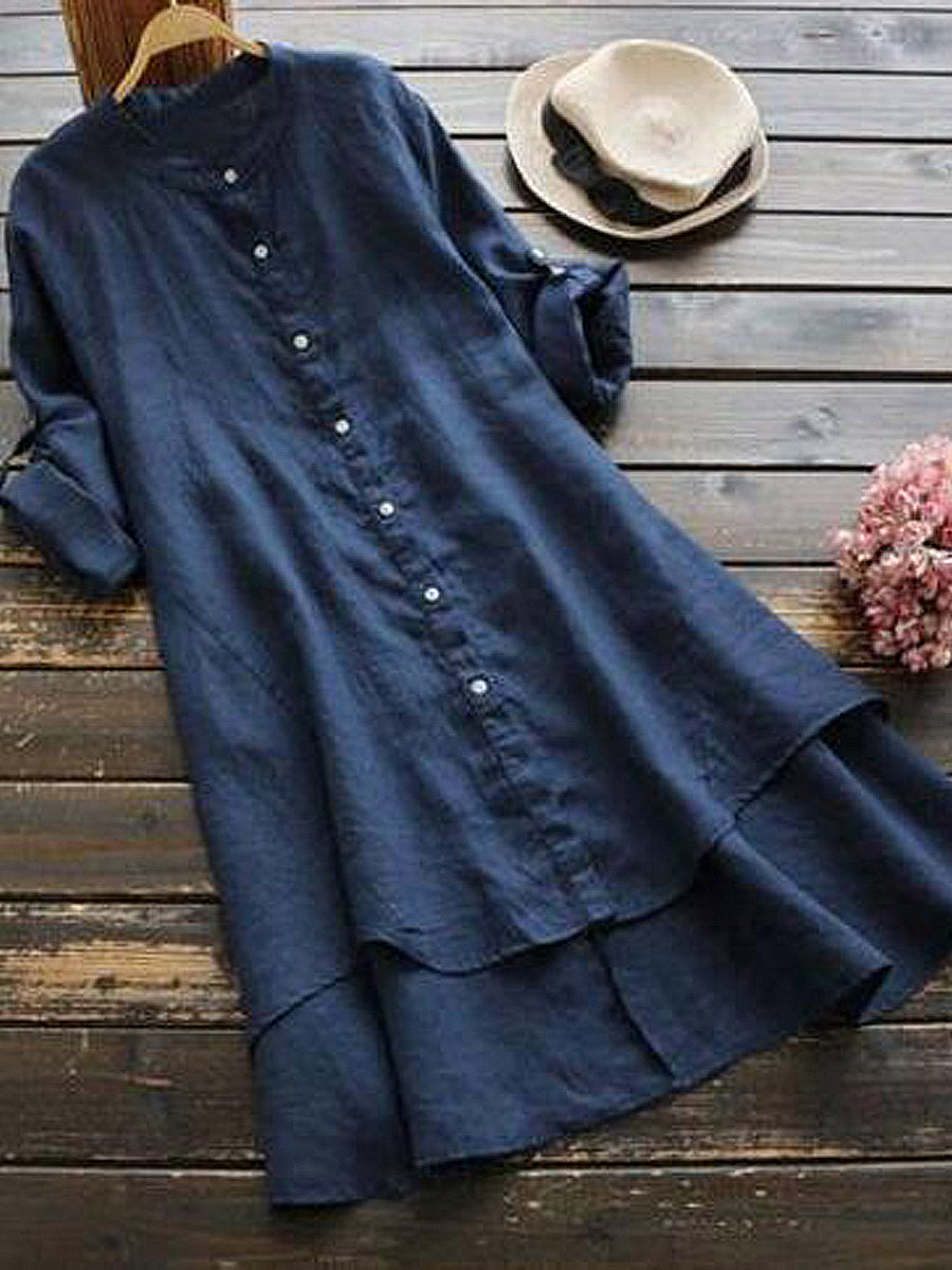 Colleen™ | Damen-Hemdblusenkleid
