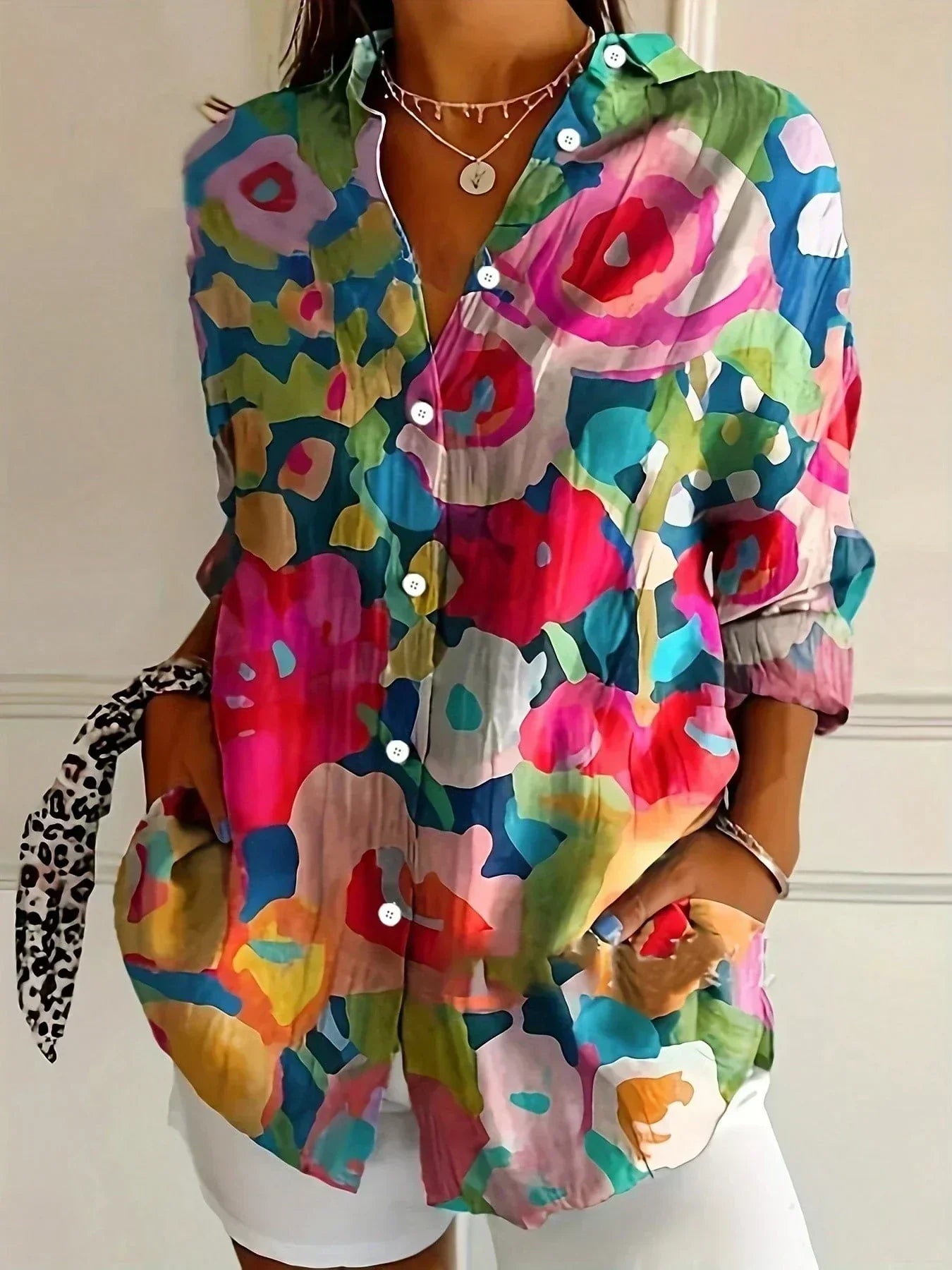 Kathryn™ | Fließende Bluse mit Print