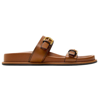 SALOUA™ | SANDALES EN CUIR À BOUCLE
