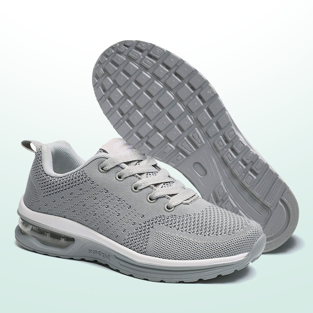 Lorène™ | Bequeme orthopädische graue Schuhe