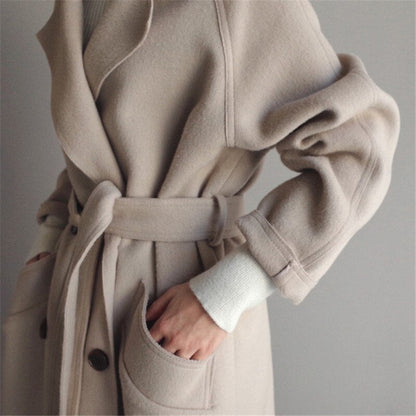 Lucie | Manteau Long Chic et Sophistiqué