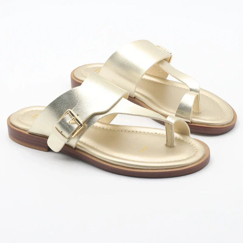 SALWA™ | SANDALES EN CUIR À BOUCLE