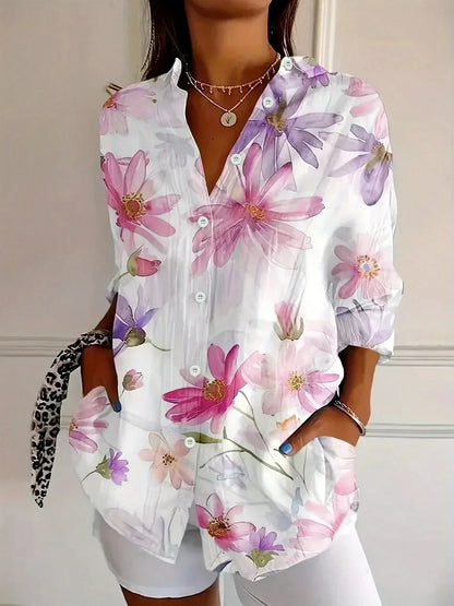 Kathryn™ | Fließende Bluse mit Print