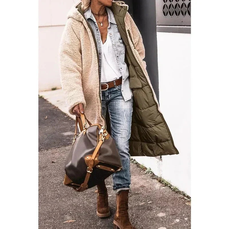 Jade | Manteau d'hiver élégant couleur