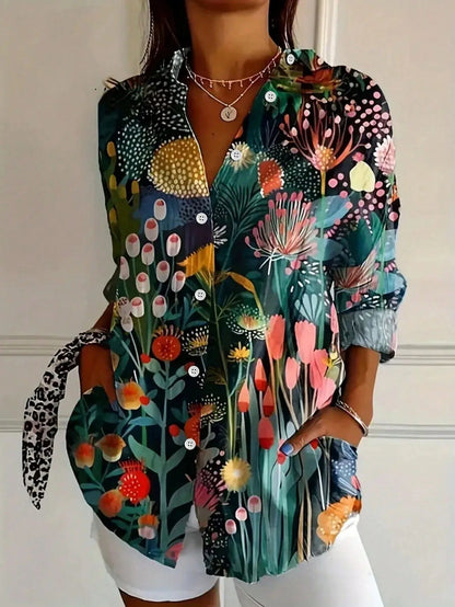 Kathryn™ | Fließende Bluse mit Print
