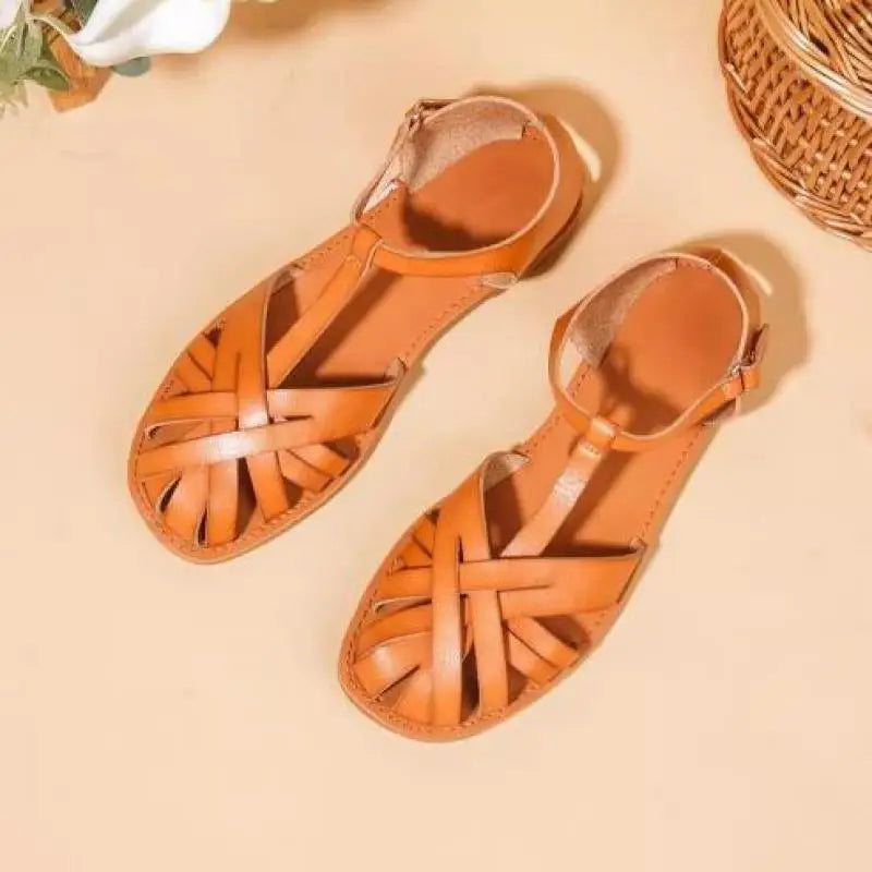 ARLES™ | SANDALES TRESSÉES T-BAR