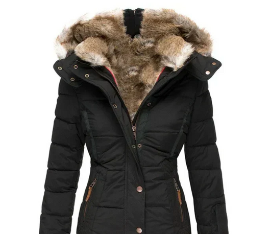 Marie | Manteau d'hiver ultra-douillet avec doublure en fourrure chaude