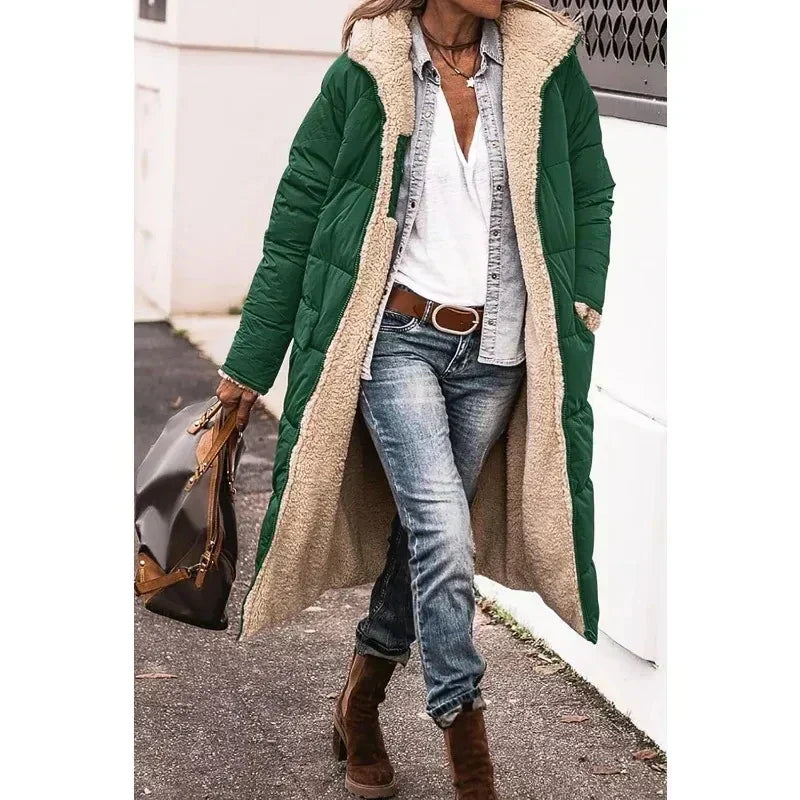 Jade | Manteau d'hiver élégant couleur