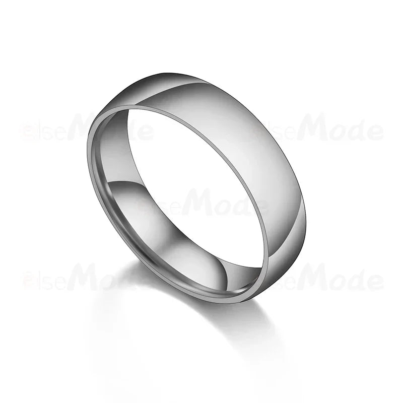 Giovannia™ | Bague de mariage en acier 6 mm