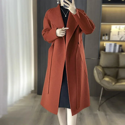 Juliette™ | Manteau en cachemire à ceinture