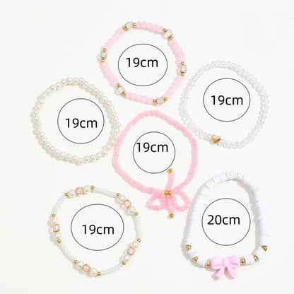 Ottilie™ | Set de bracelets en perles amour et rosette