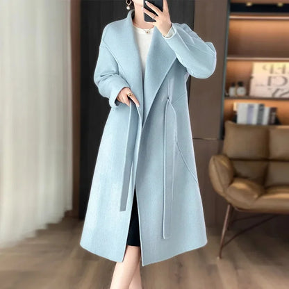 Juliette™ | Manteau en cachemire à ceinture