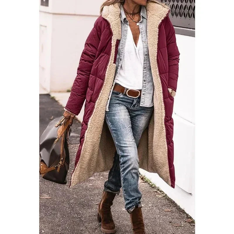 Jade | Manteau d'hiver élégant couleur