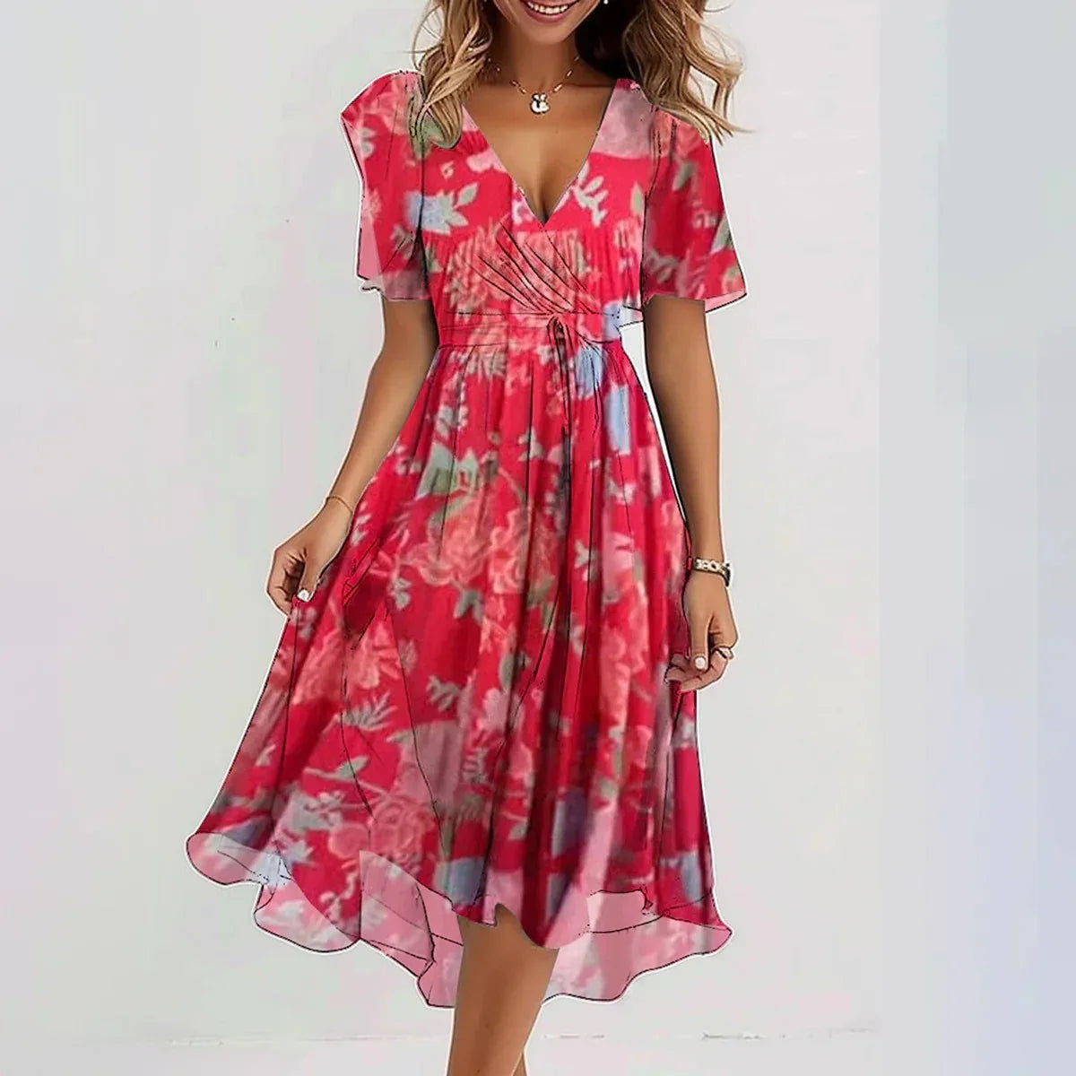 Sandra™ | Elegantes Sommerkleid