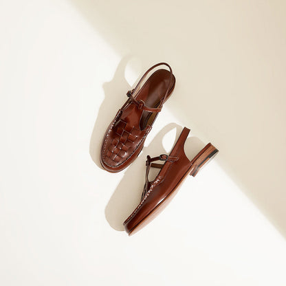 RANYA™ | SANDALES EN CUIR