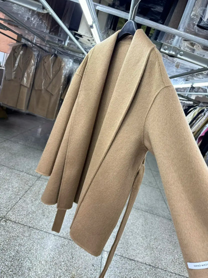 Amélie™ | Manteau en laine et cachemire, fait main avec soin