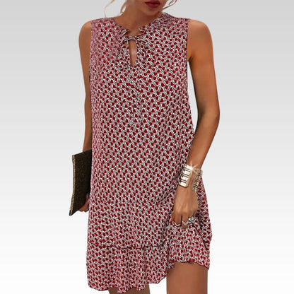 Eleonora™ | Robe sans manches avec ceinture