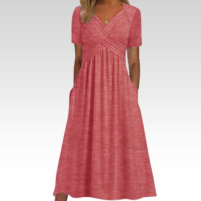 Hainah™ | Robe flatteuse à encolure en V