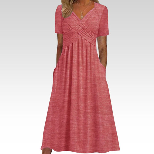 Hainah™ | Robe flatteuse à encolure en V