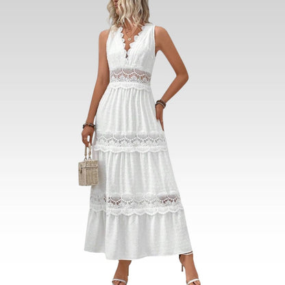 Louela™ | Robe longue en dentelle