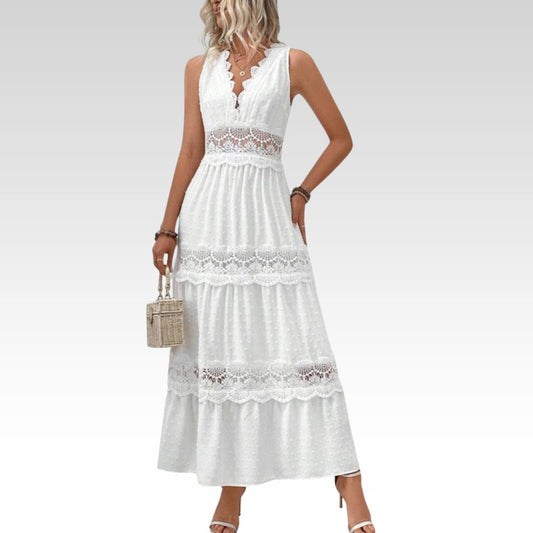 Louela™ | Robe longue en dentelle