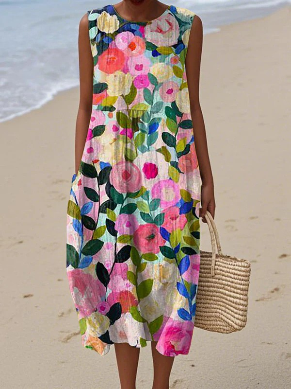 Blumen-Midikleid Ava™