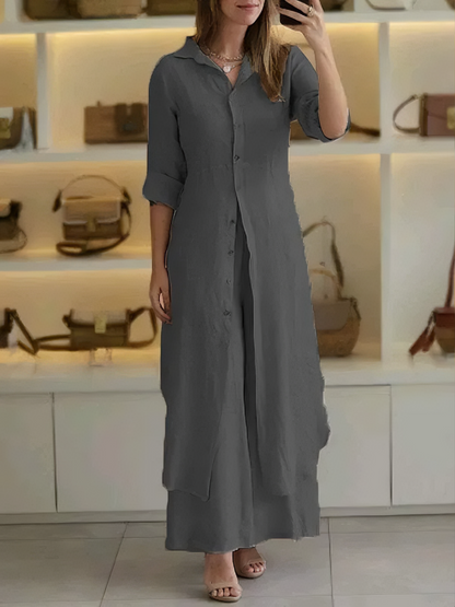 Vienne™ | Ensemble deux pièces robe &amp; pantalon
