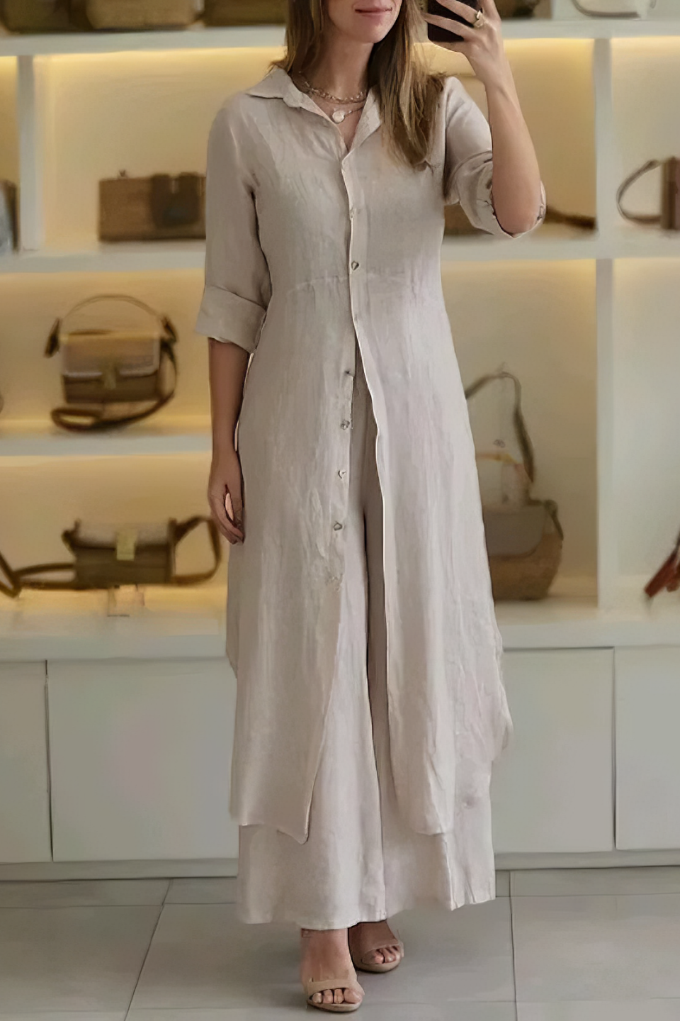 Vienne™ | Ensemble deux pièces robe &amp; pantalon