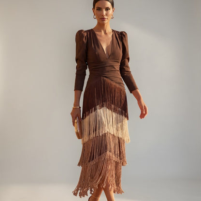 ORELIA™ | ROBE À FRANGES
