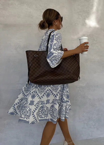Noelle™ | Print Dress